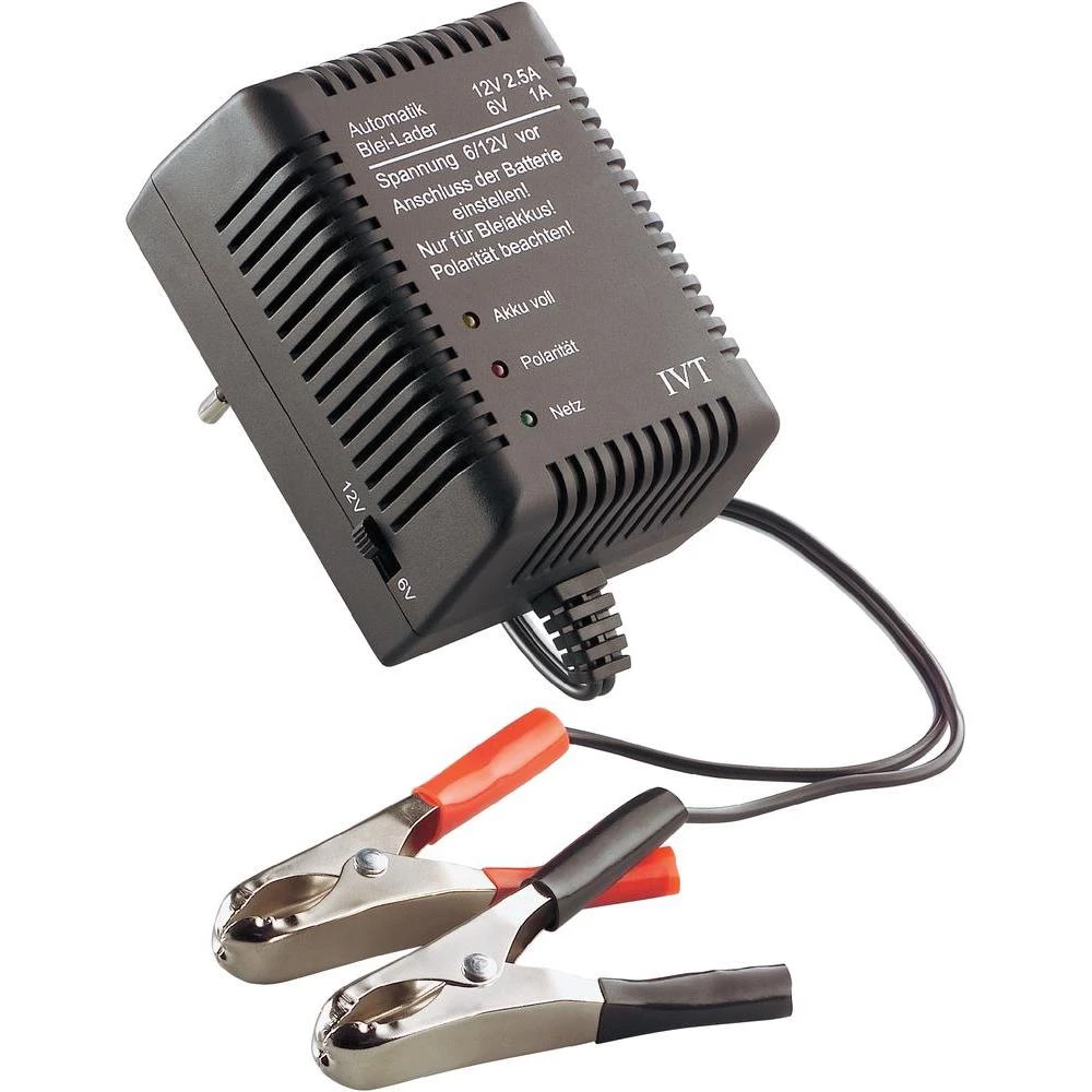 Automatski utični punjač 6 i 12 V, 1 - 2,5 A slika