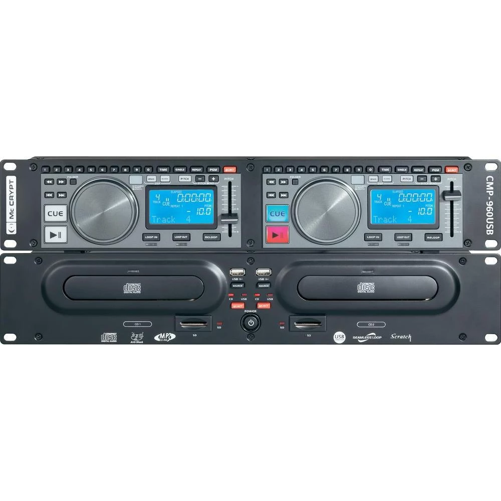 Dvostruki CD/MP3 player Mc Crypt CMP-960 USB slika