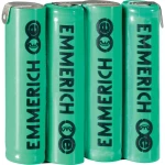NiMH akumulatorski paket Emmerich, mikro 4,8 V, Z-lemna zastavica