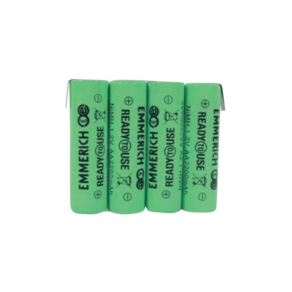 Mignon akumulatorski paket Emmerich Ready to Use, 4,8 V, Z-lemna zastavica slika
