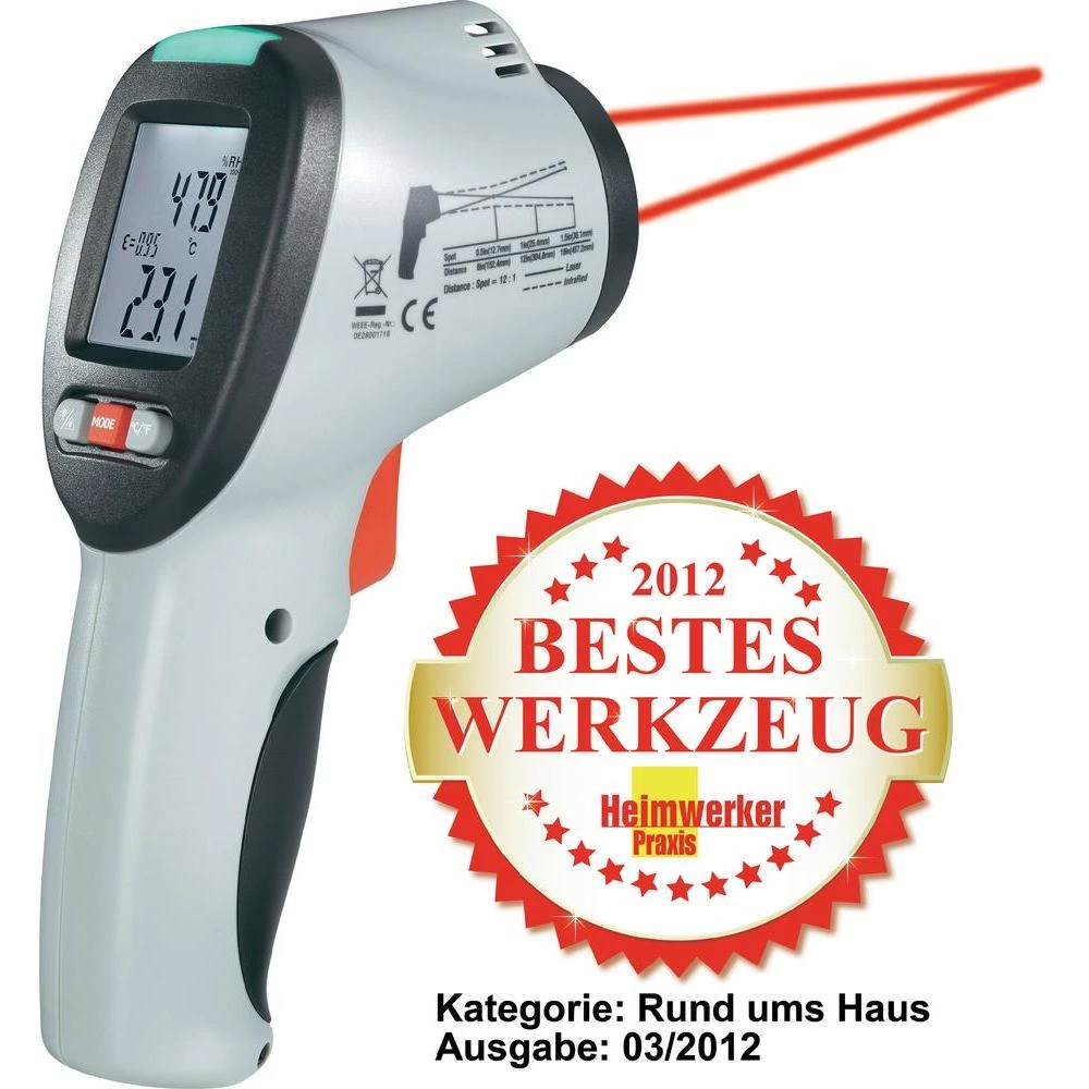 Infracrveni termometar VOLTCRAFT IR-SCAN-350RH slika