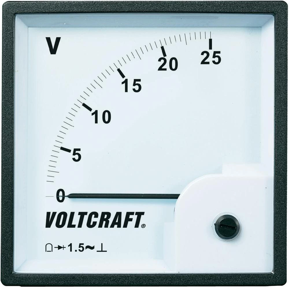 VOLTCRAFT AM-96x96/25V analogni ugradbeni mjerni uređaj slika