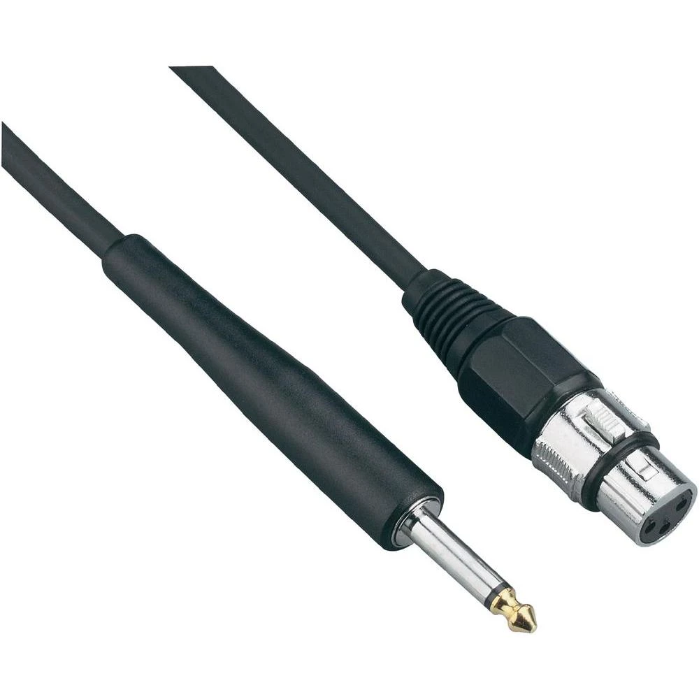 Mikrofonski kabal XLR-ženska/zaskočka/5m, crvena slika