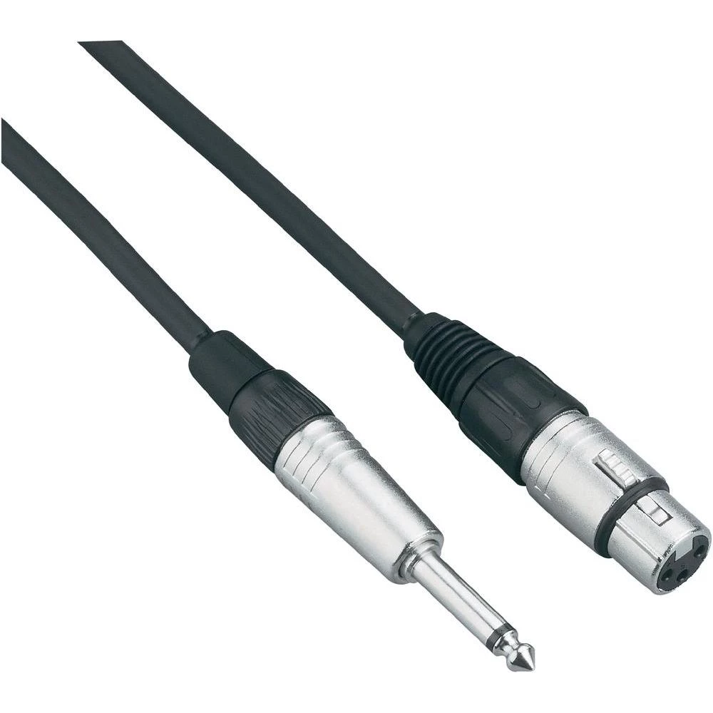 Mikrofonski kabal XLR-ženska/zaskočka/5m, plava slika