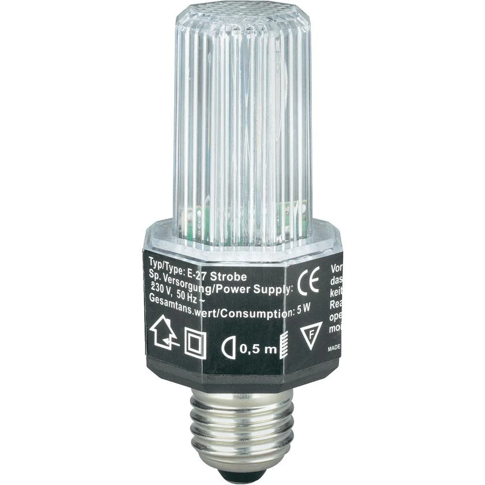 Stroboskopska bljeskalica, bijela, E27 slika