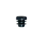 PB Fastener Lamelni poklopac za okrugli profil crna (A x BxC x D x E) 20 x 12 x