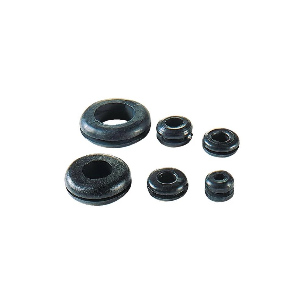 Uvodnica za kabal crna (A x BxC x D) mm 12 x 18 x 22 x 1 slika