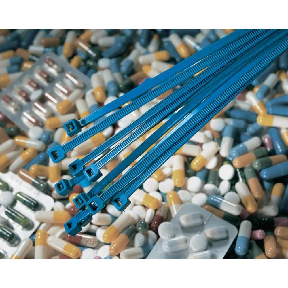 Kablovske vezice serije MCT (DxŠ) 380 mm x 7.6 mm MCT120R-PA66MP-BU-C1 plava slika