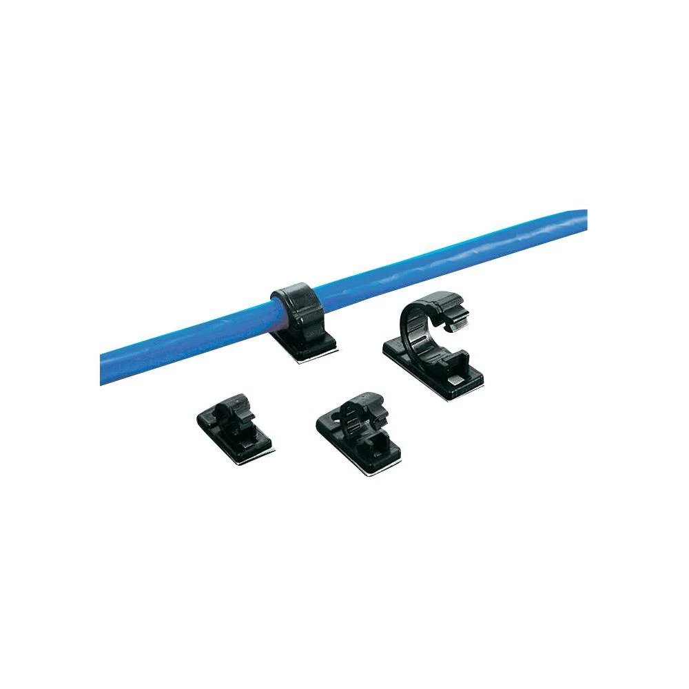 Ljepilno podnožje, 16 x 36 mm,crno slika