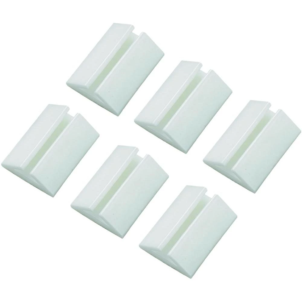 Komplet držal za kabal, samolepilnih bijela Conrad slika