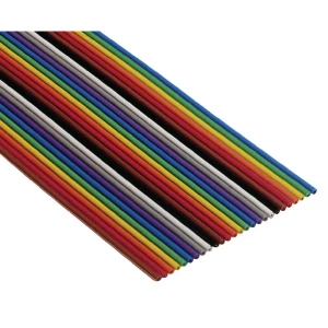 Plosnati kabal z barvno lestvico 3302, br. polova: 64, 0.080 mm slika
