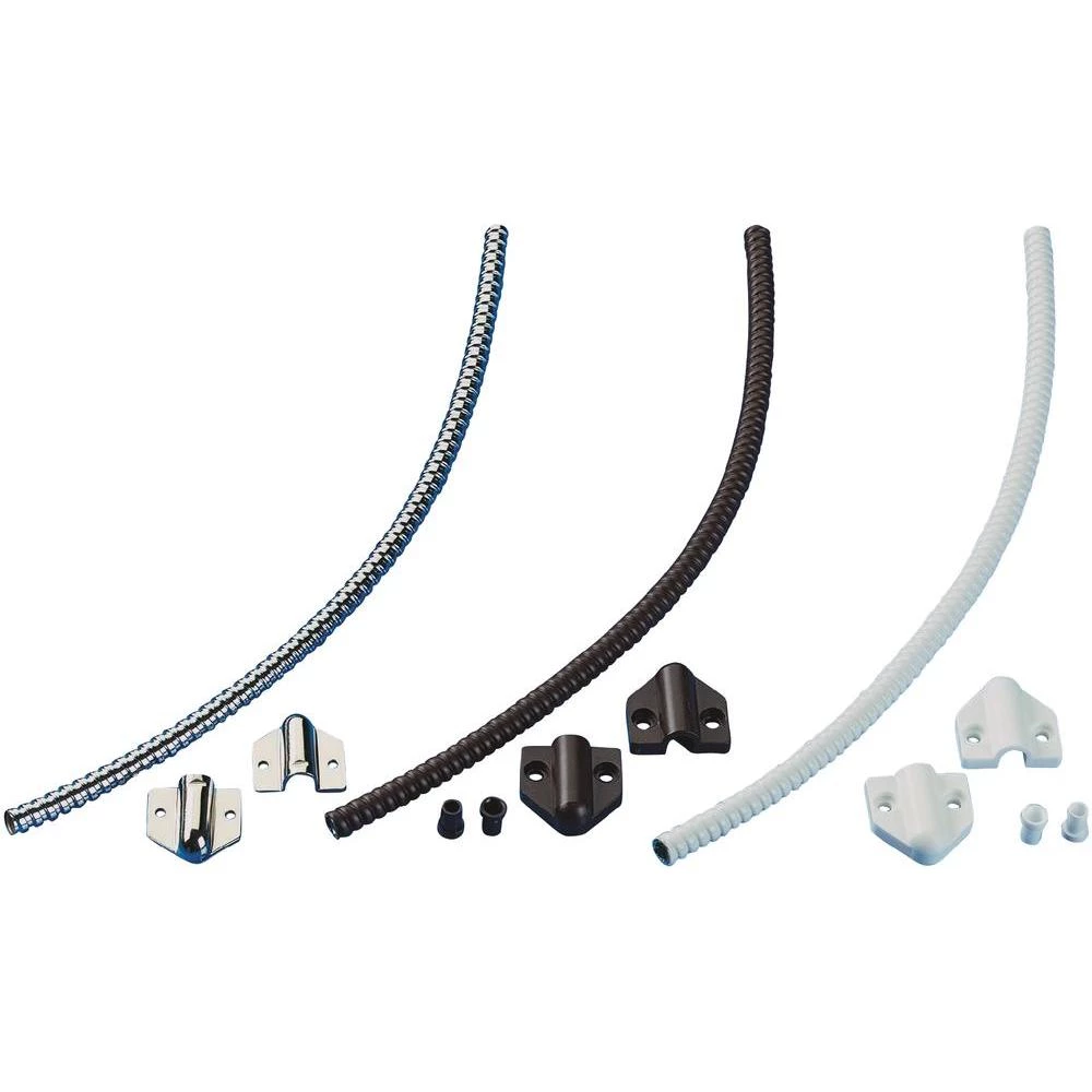 Zaštita za kablovske prijelaze,6 mm, 30CM, bijela sa zaključnim dijelom Sitec slika