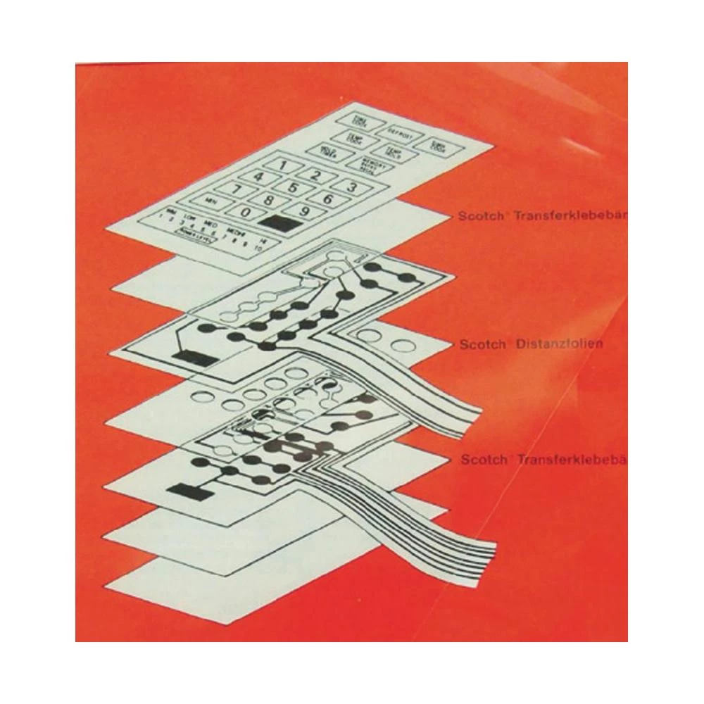 Prozirna folija M500C M 500c,(DxŠ) 300 mm x 210 mm slika