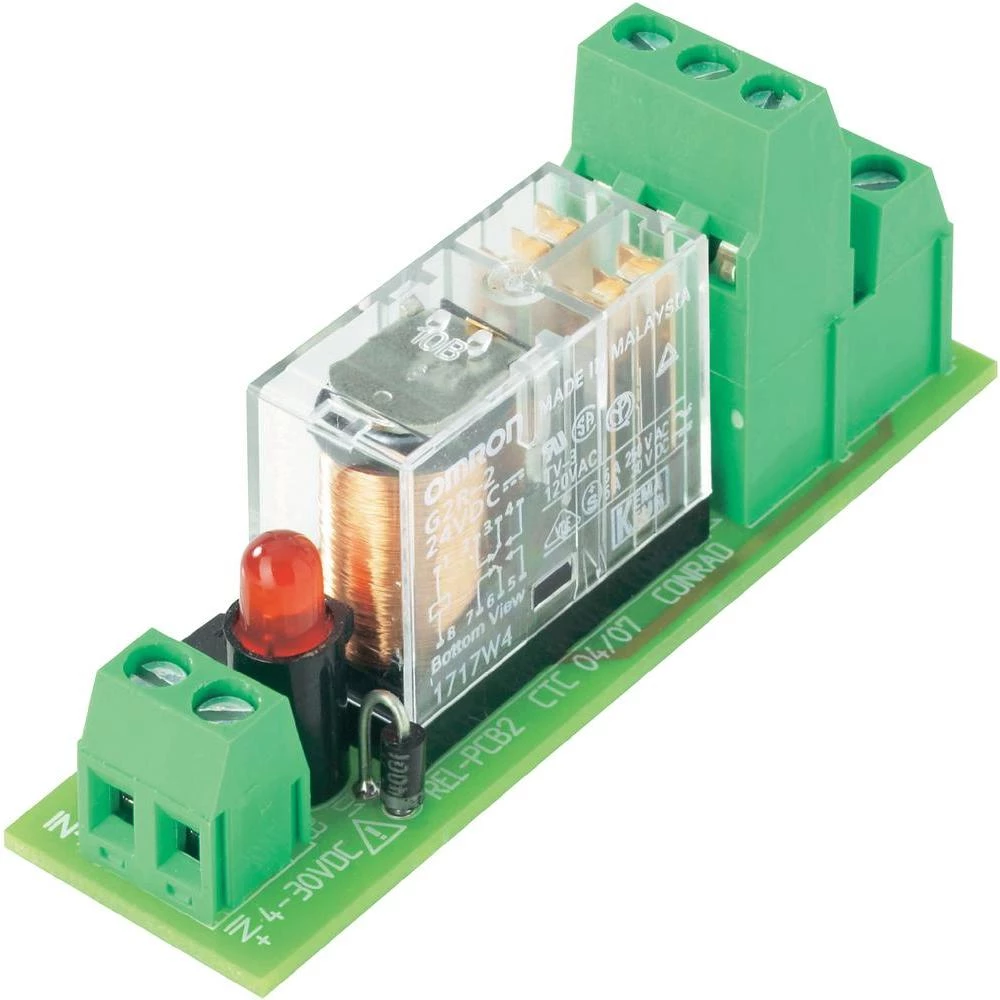 Tiskana pločica za relej REL-PCB2 1,s relejem, 12 V/DC, 2x preklopni kontakt, 5 slika