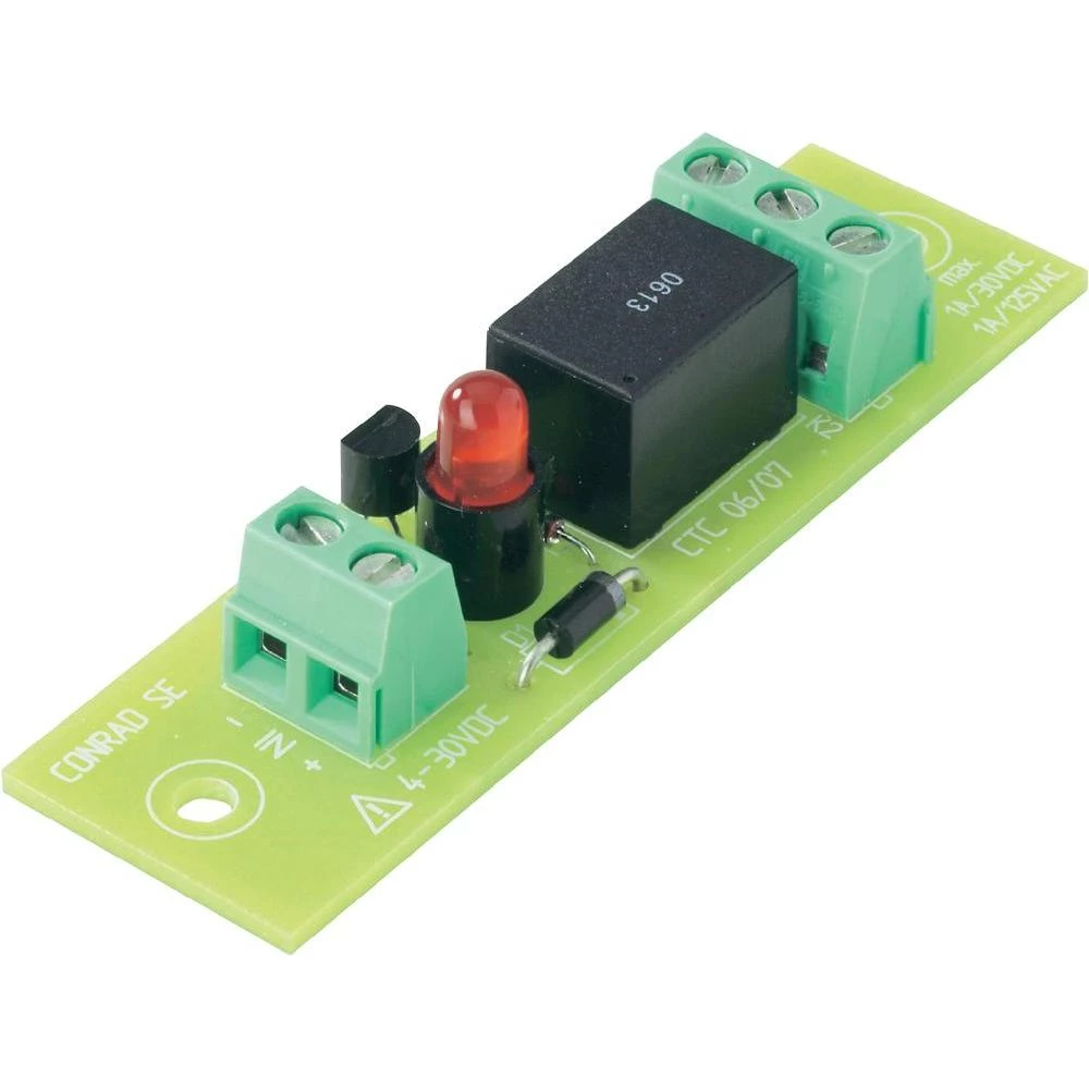 Tiskana pločica za relej REL-PCB4 2, s relejem, 12V/DC, 1x preklopni kontakt, 50 slika