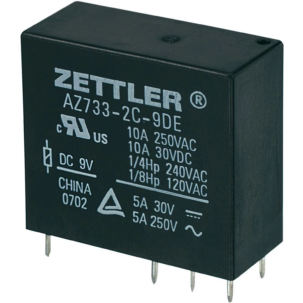 Minijaturni snažan relej AZ733,10 A Zettler Electronics AZ733-2C-18DE 18 V/DC slika