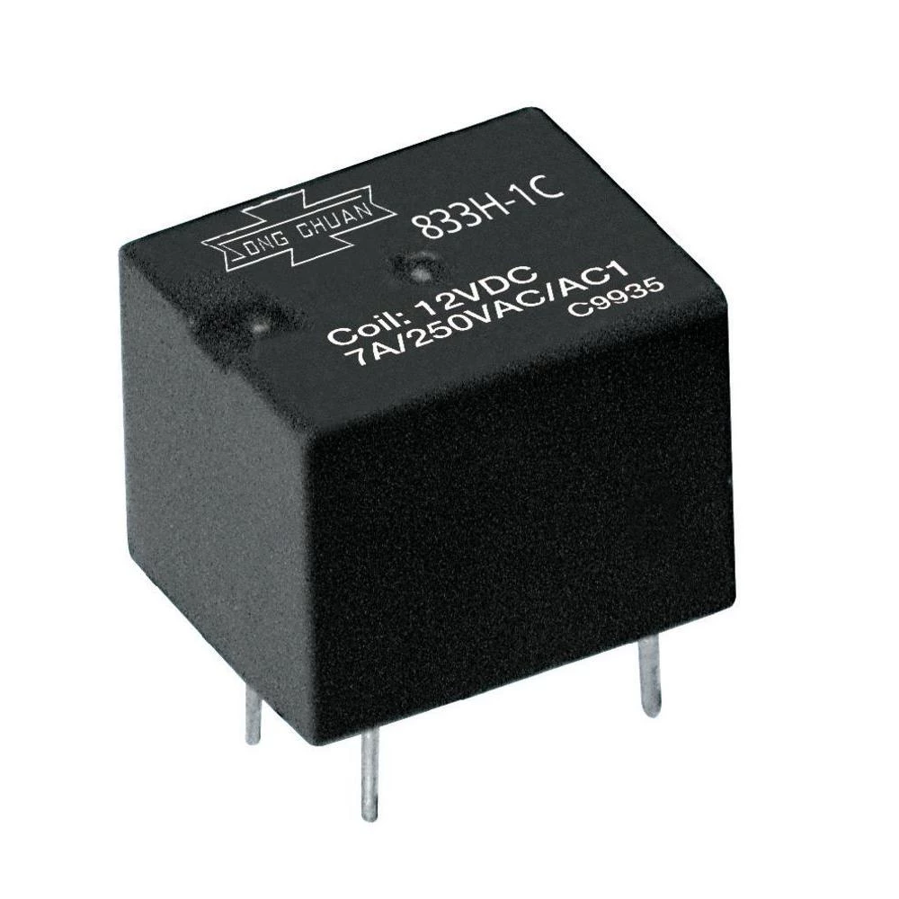 Mali snažan relej 833H, 7 A, jednopolni UM, vodotijesan SongChuan slika