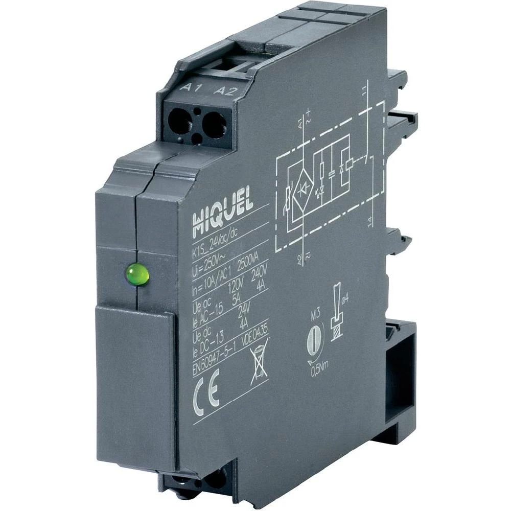Vezni relej 1 preklopni kontakt 230 V AC Hiquel slika