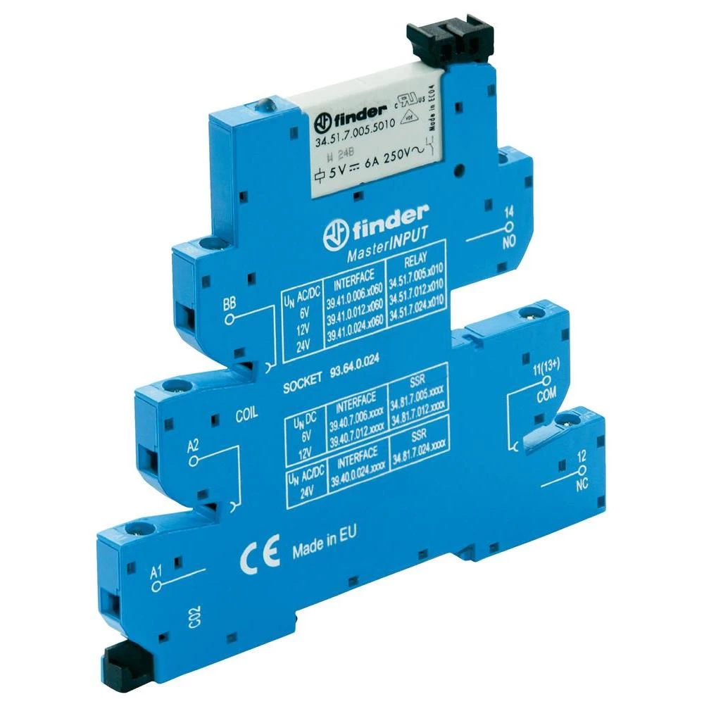 Podnožje za relej s izlazom zaelektromehanički relej Finder slika