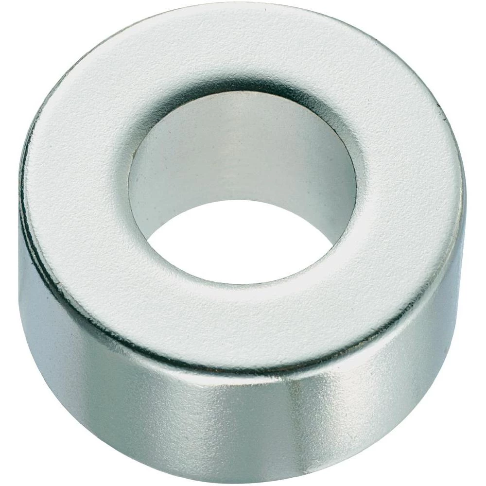 Okrugli magnet NdFeB s rupom,(O x V) 10 mm x 5 mm, N35, remanenca: 1,18-1,24 T slika