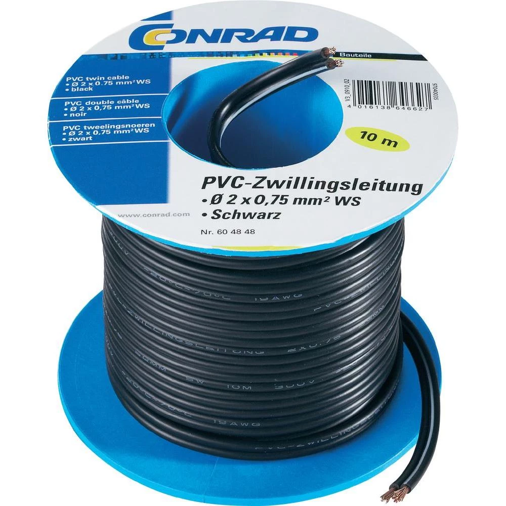 Dvožilni kablovi iz PVC-ja, H03VH-H, upakovan slika