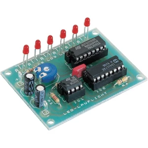 Conrad 6-kanalni modul s LED-svjetlosnimi diodami, komplet za slaganje 6 - 15 V/