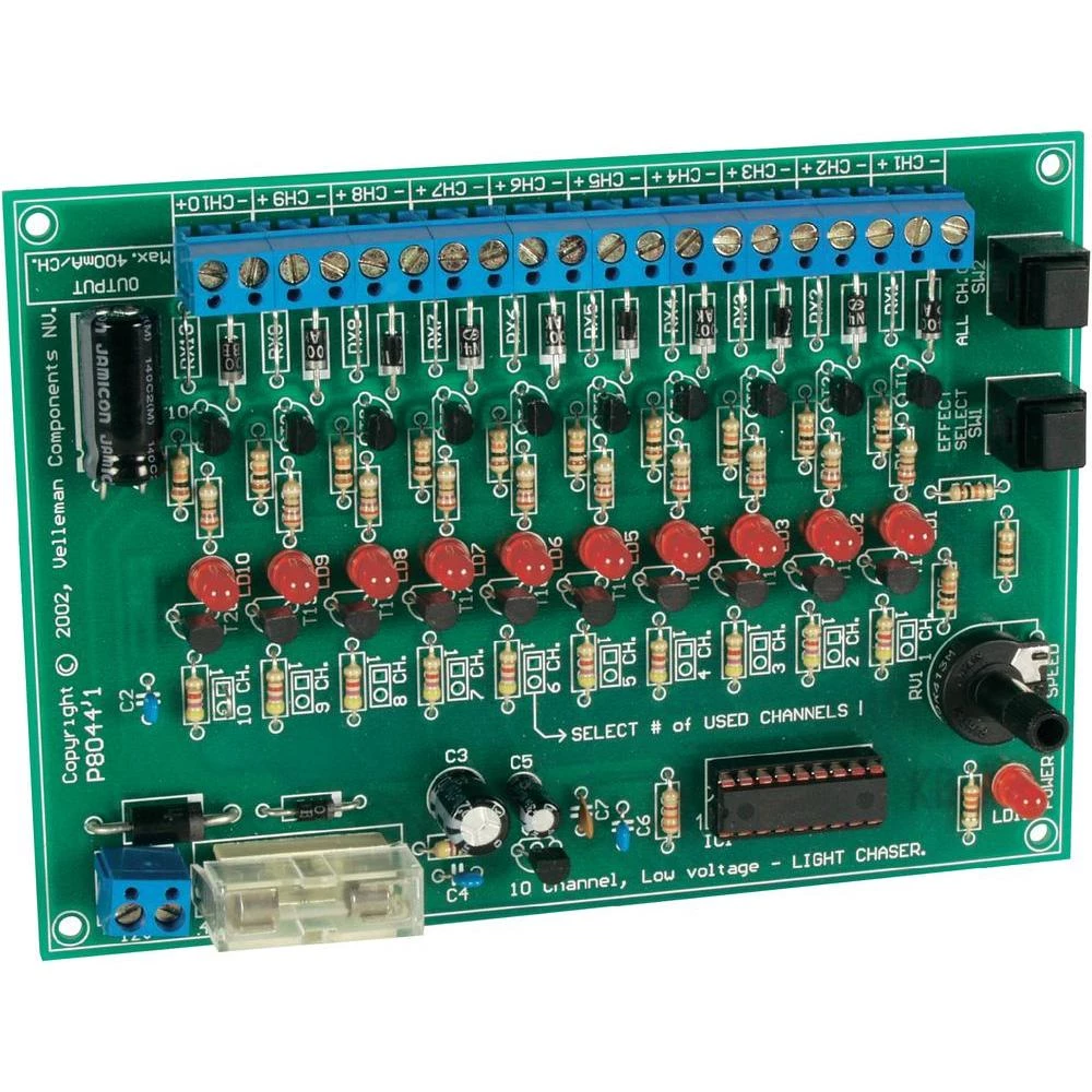 10-kanalni svjetlosni generator Velleman slika