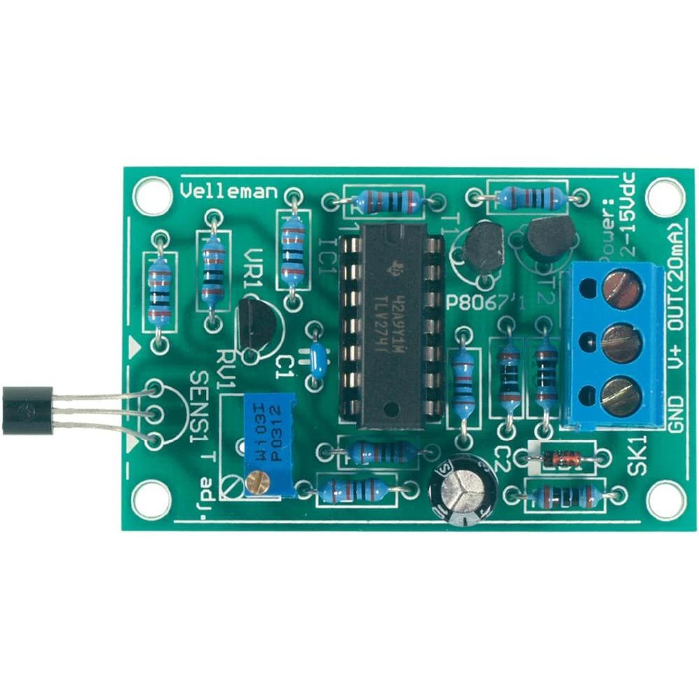 Velleman Temperaturni senzor modul 12 V/DC ili 15 V/DC V/DC slika