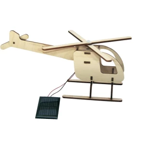 Solarni drveni helikopter slika