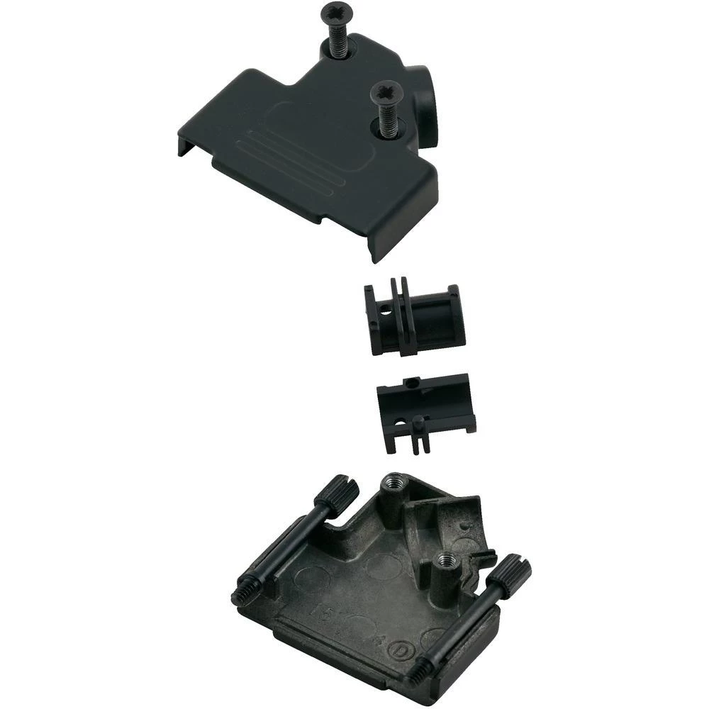 D-SUB Metalni poklopac, br. polova: 37 MHD45ZK-37-BK-K Encitech slika