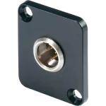 Mini-XLR Ugradbeni utični konektor, metalno kućište, ponikljan, univerzalni