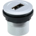 USB ugradbena utičnica 2.0 RRJ_USB_AA, metalna, Schlegel slika