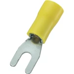 Viličaste kablovske stopice, presjek: 4 - 6 mm, žuti, Conrad