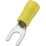 Viličaste kablovske stopice, presjek: 4 - 6 mm, žuti, Conrad