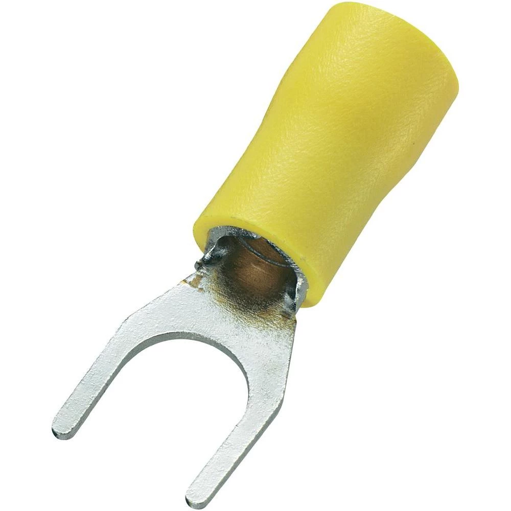 Viličaste kabal sa ki stopice, presjek: 4 - 6 mm, žuti, Conrad slika