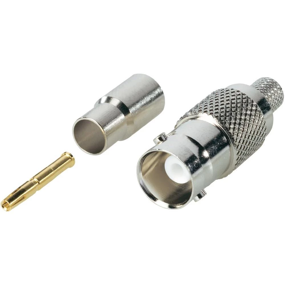 enski konektor BNC ženski konektor BNC za stiskanje BKL Electronic slika