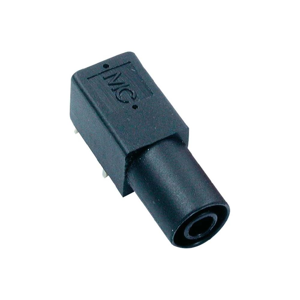 Ugaoni ženski konektor SLB4-I/90, crni, MultiContact slika