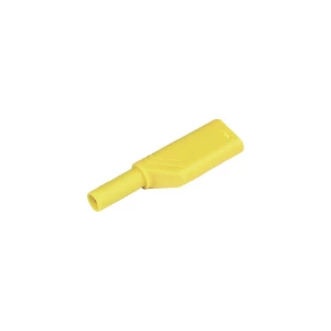 Sigurnosni lamelni utikač LAS SW- 4 mm žuti priključak=vijčani slika