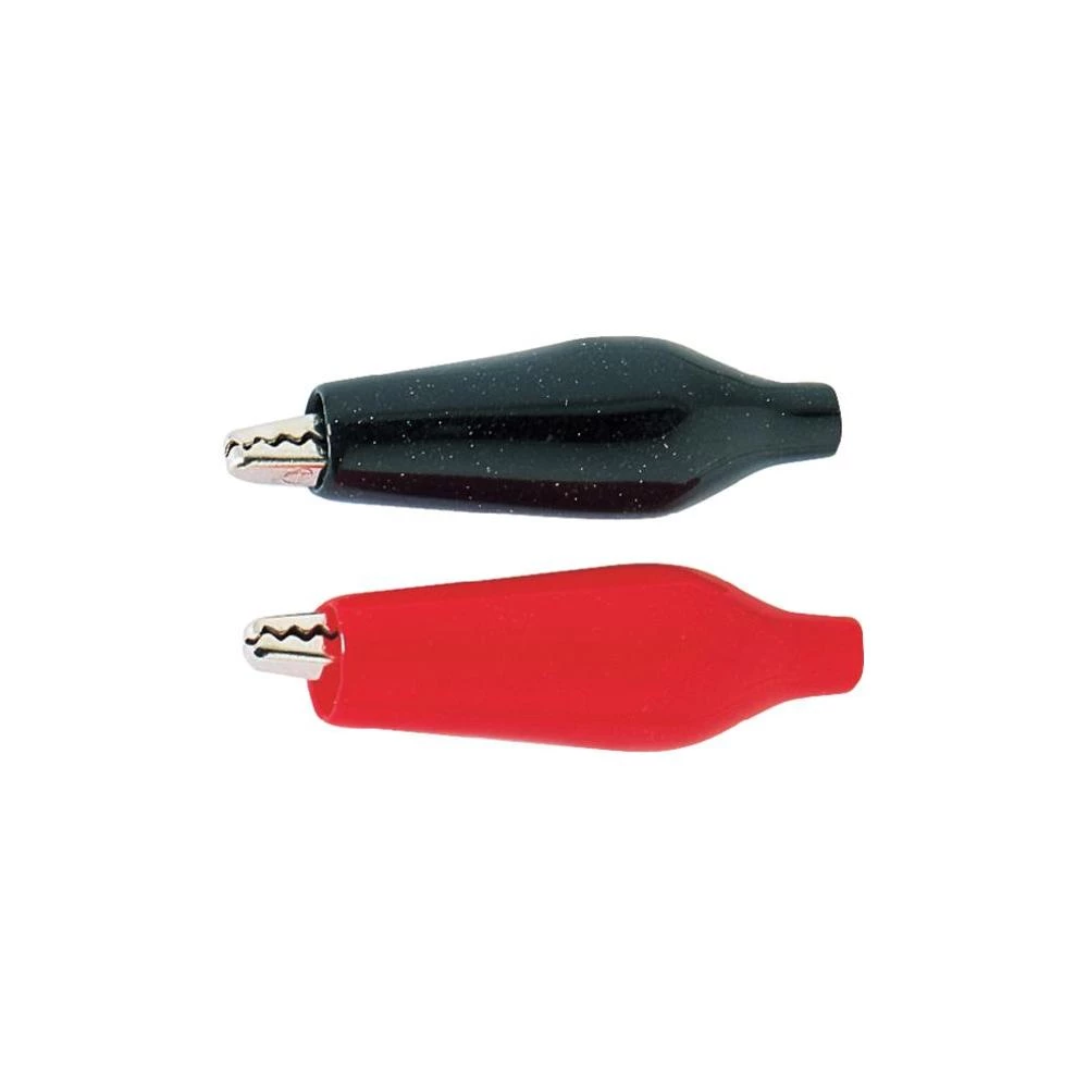 Klema, niklovana, s opružnom snagom 24 V 3 A crvena BKL Electronic slika