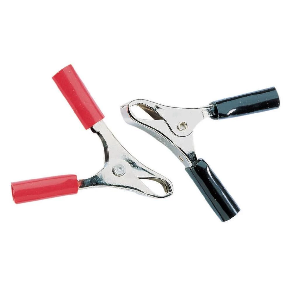 Prianjajuča izolirana klema, niklovana, s opružnom snagom 50A crna slika