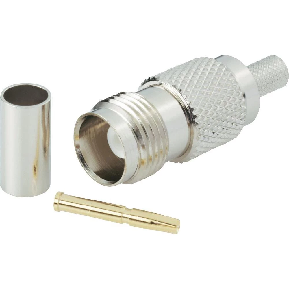 enski konektor za stiskanje TNC konektor, ravan BKL Electronic slika