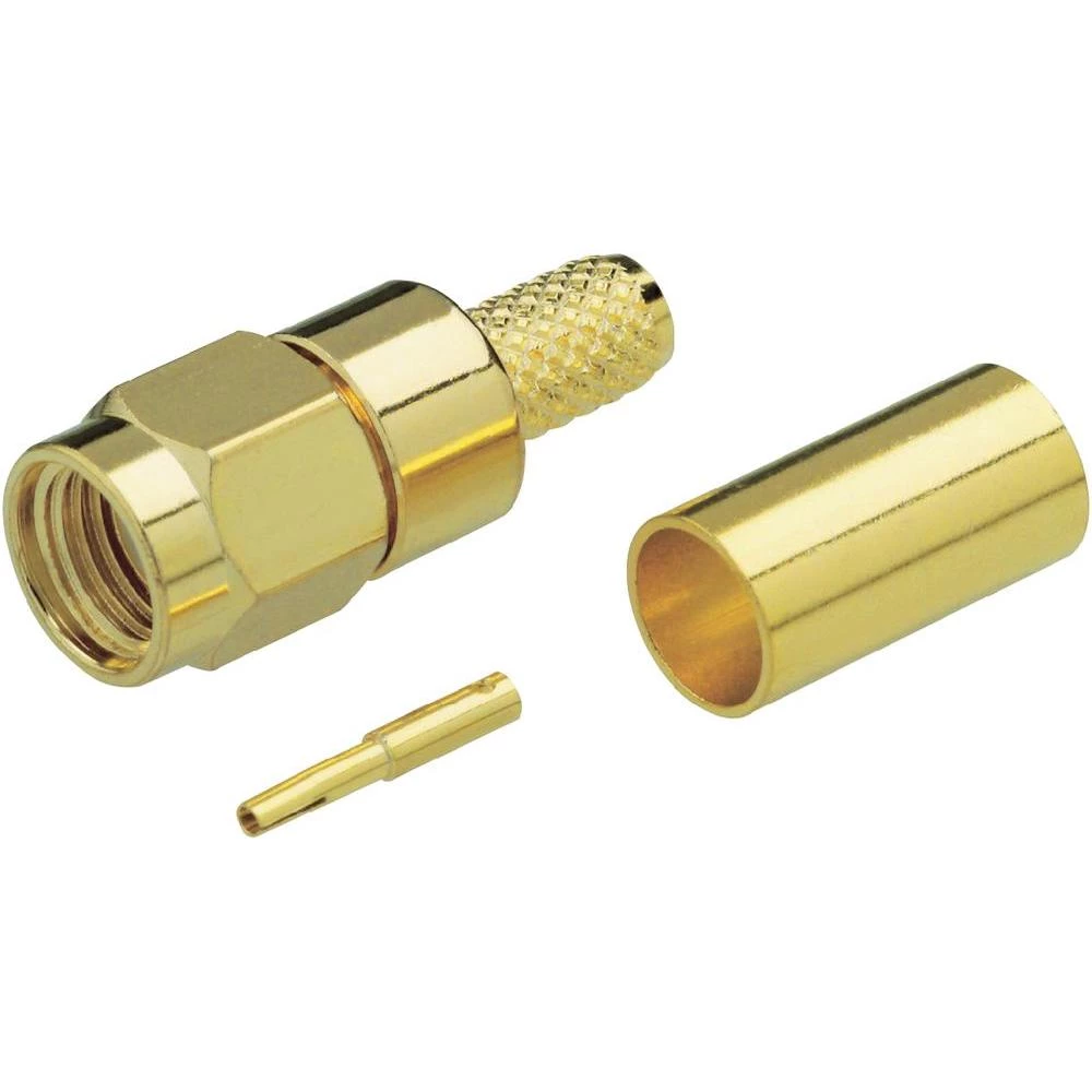 SMA Povratni utikač, krimp verzija, pozlaćen slika
