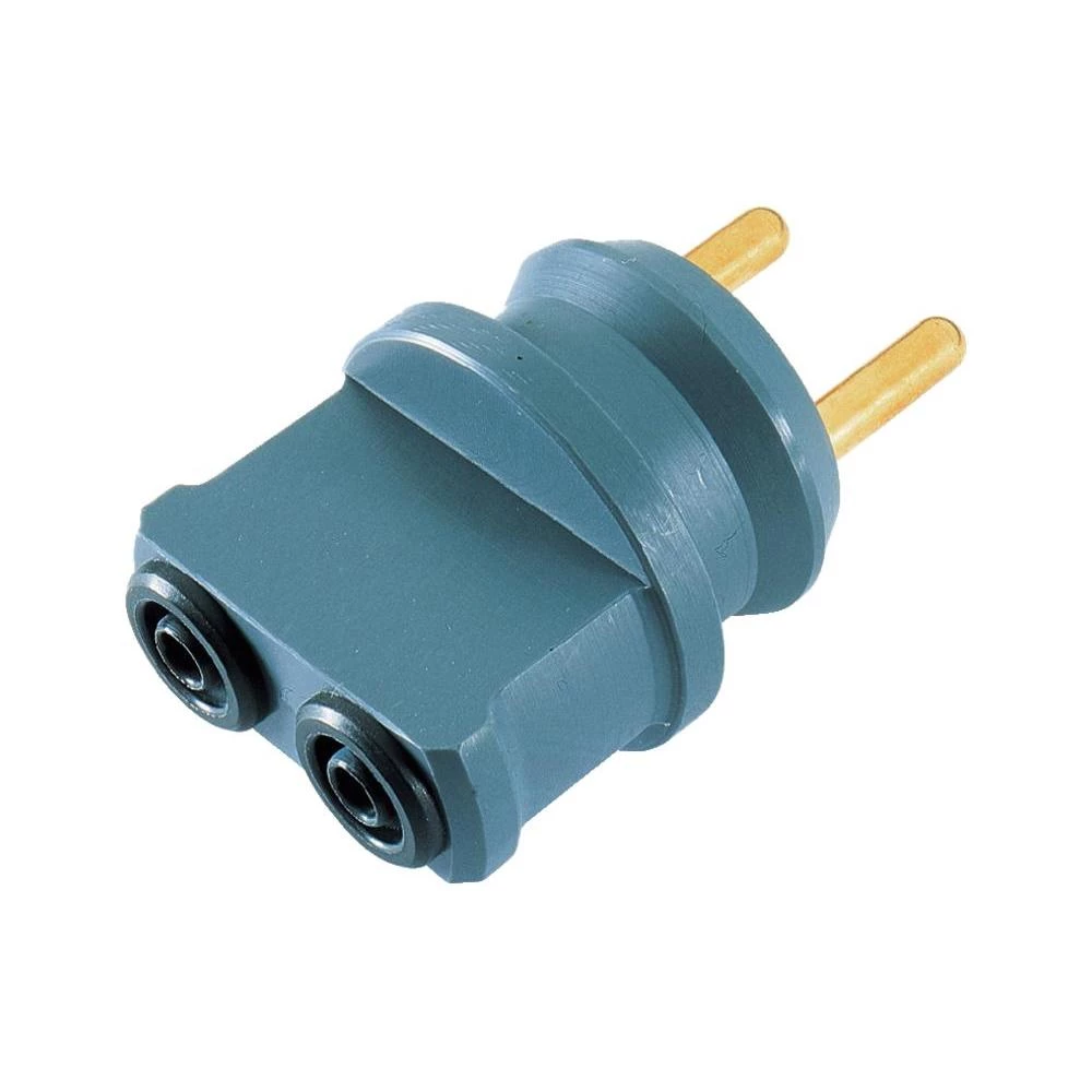 Sigurnosni adapter za laboratorije SLK 4, 4 mm, sivi, MultiContact slika