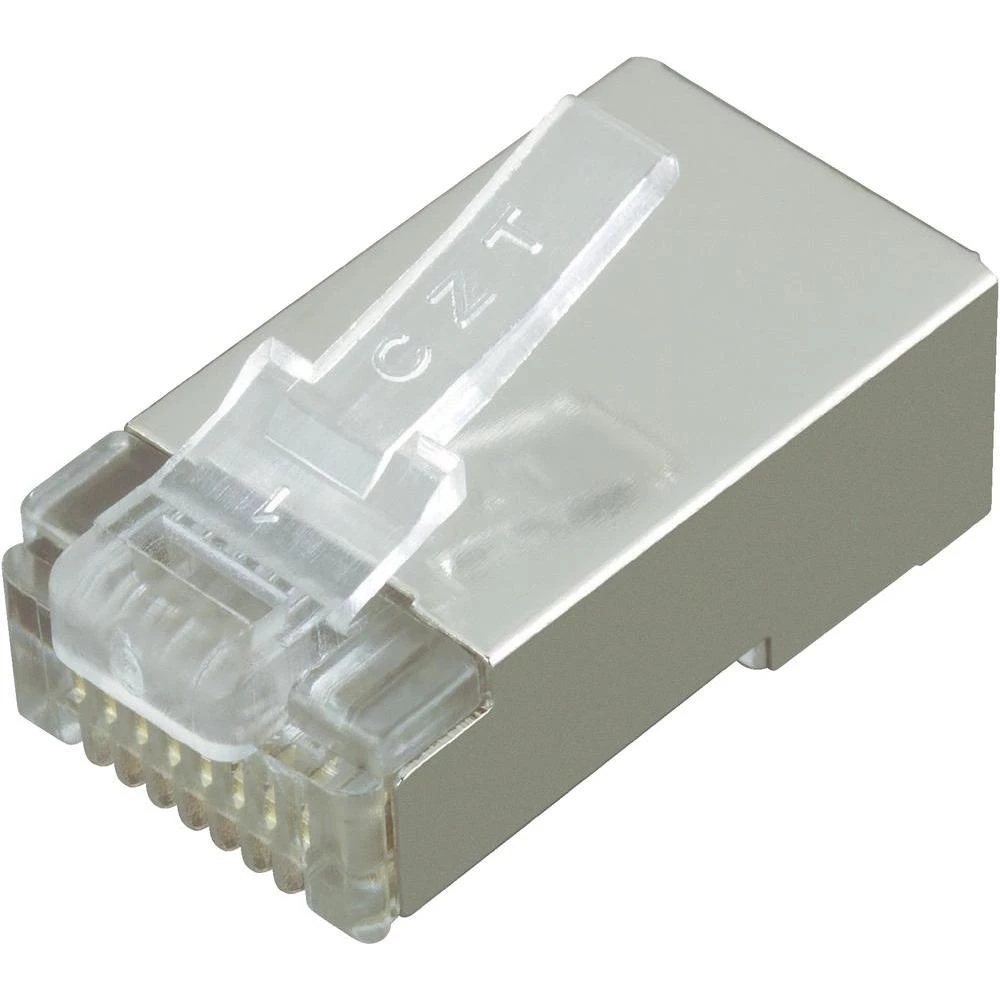 RJ45 WESTERN utikač za okrugli kabal okopljen 5 komada slika