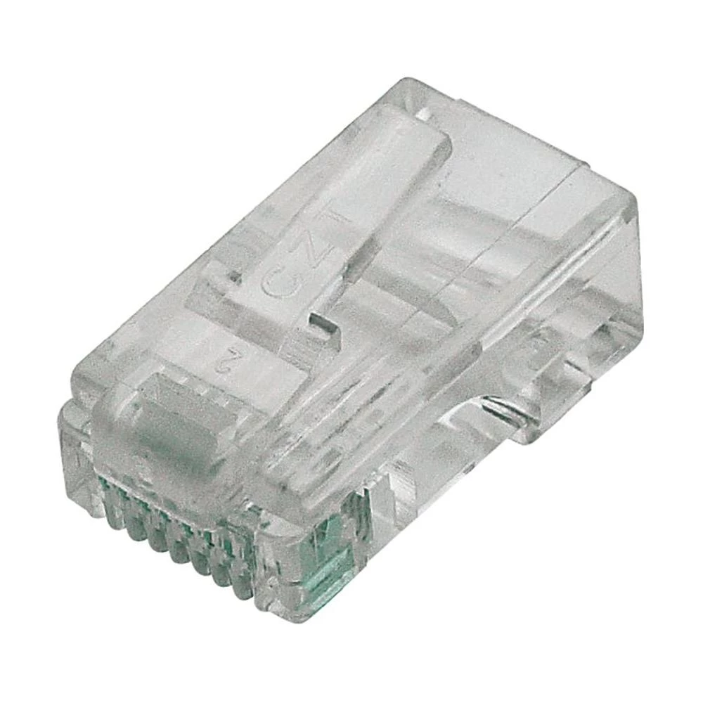 RJ45 WESTERN utikač za okrugli kabal neokopljen 5 komada slika