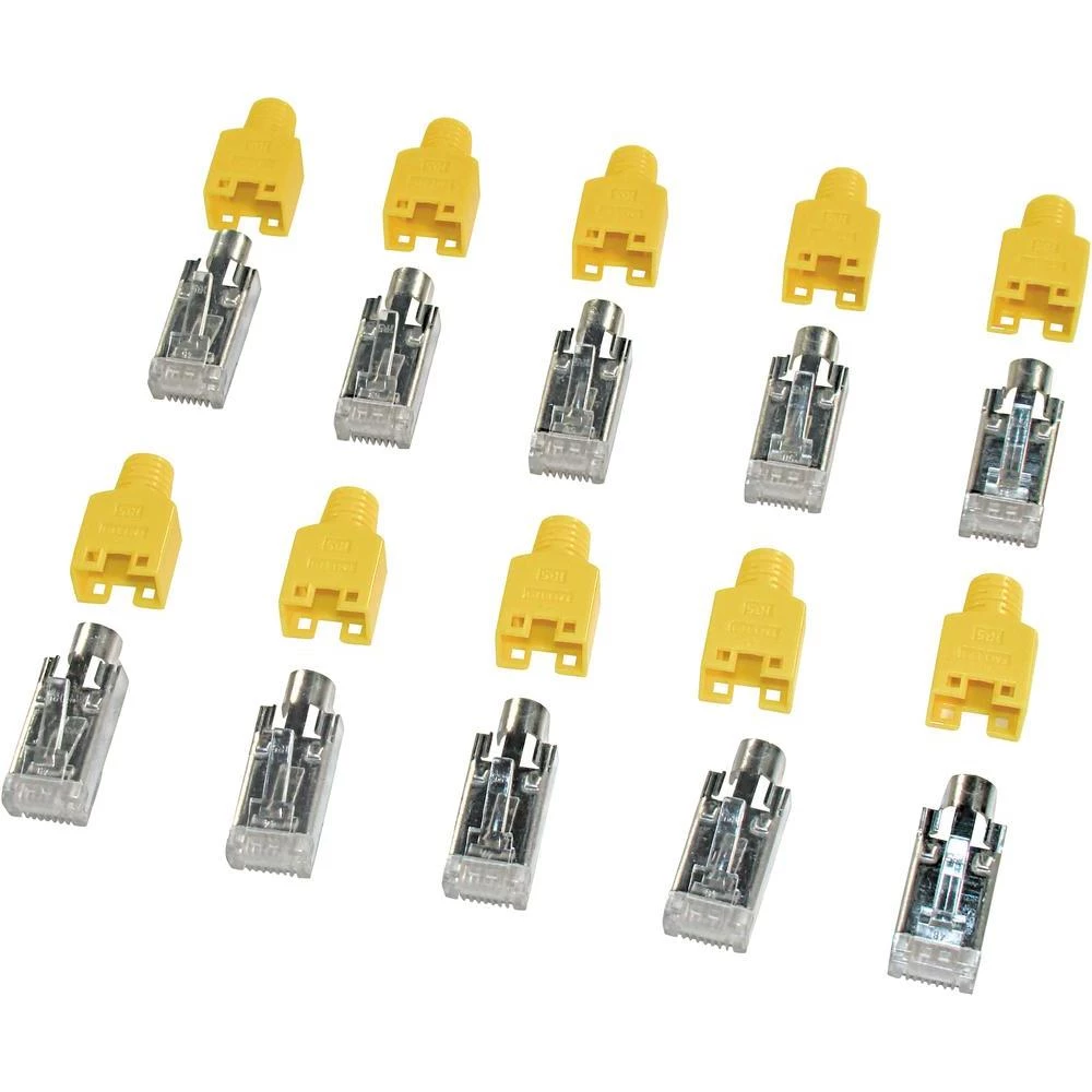 HIROSE CAT5E RJ45 utikač, žuti10ER slika