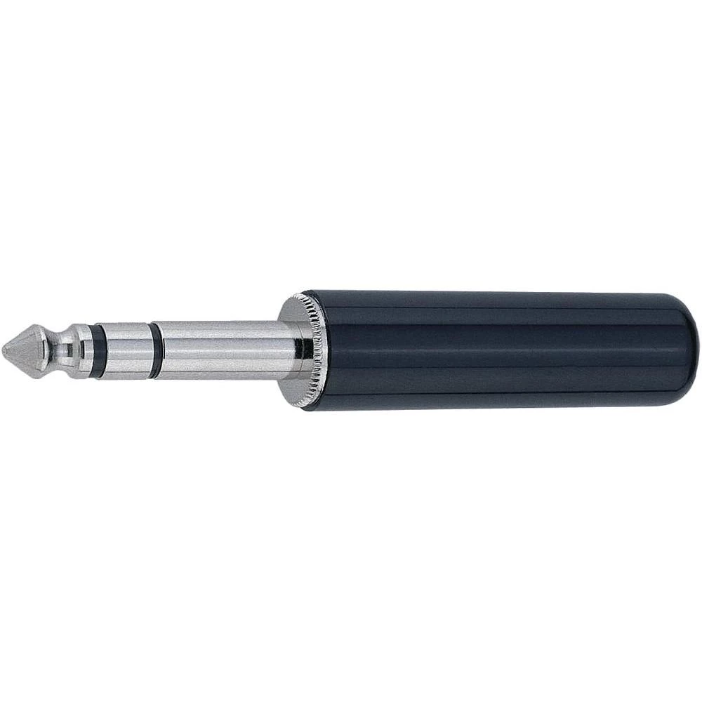 Banana konektor 6,35 mm stereo br. polova=3 / Stereo slika