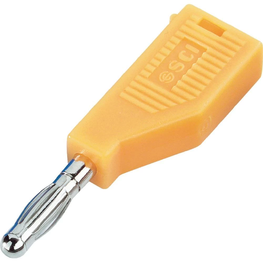 10 A utikač 4 mm žuti priklop SCI slika