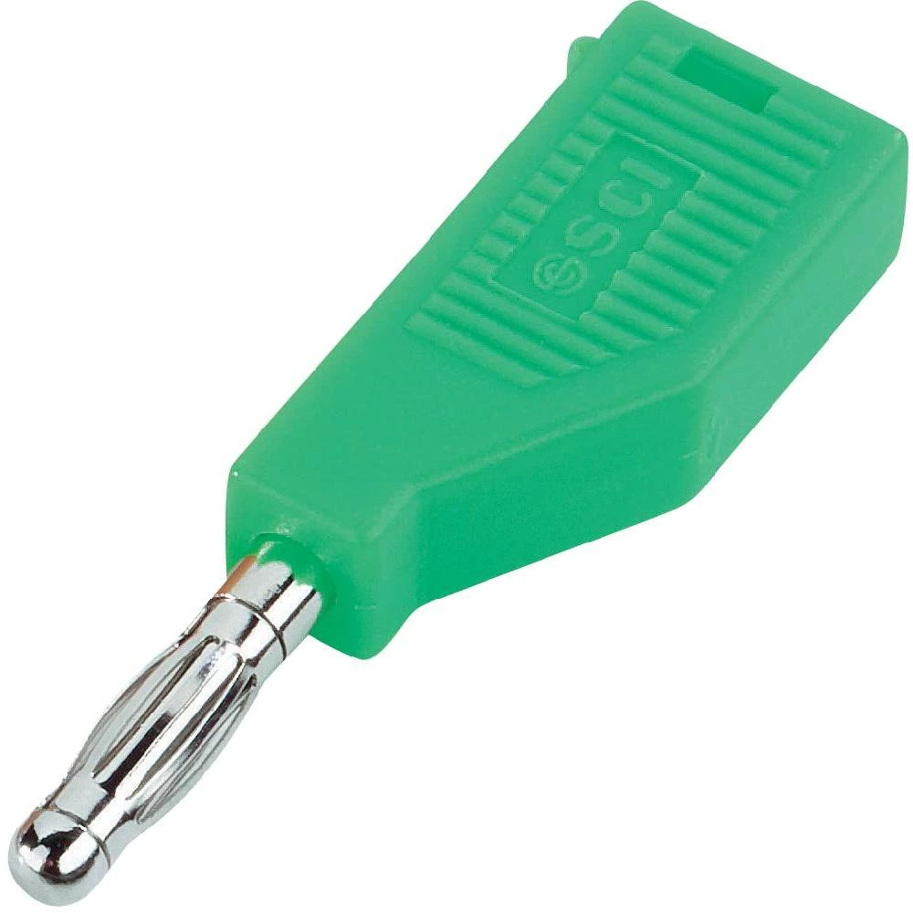 10 A utikač 4 mm zeleni priklop SCI slika