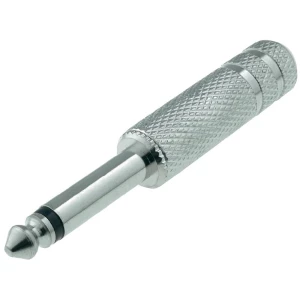 Banana utikač 6,35 mm, ravan,okopljen, br. polova=2/mono, P1C, Cliff slika